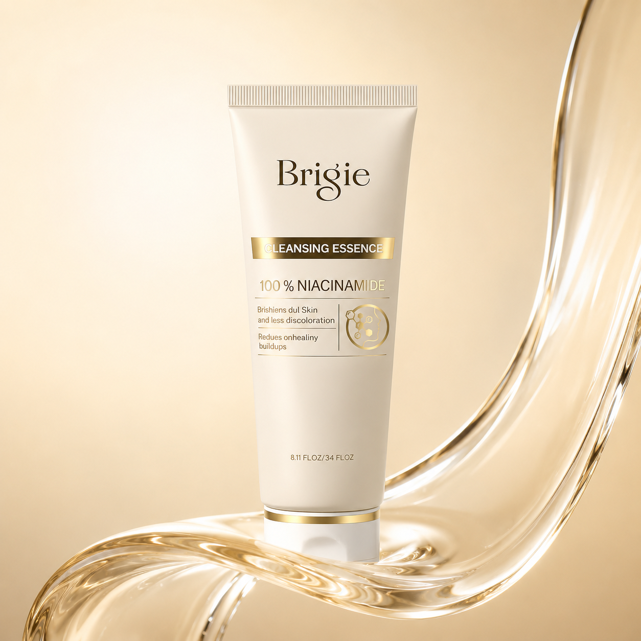 Tinh chất làm sạch da làm sáng da Brigie với 100% Niacinamide