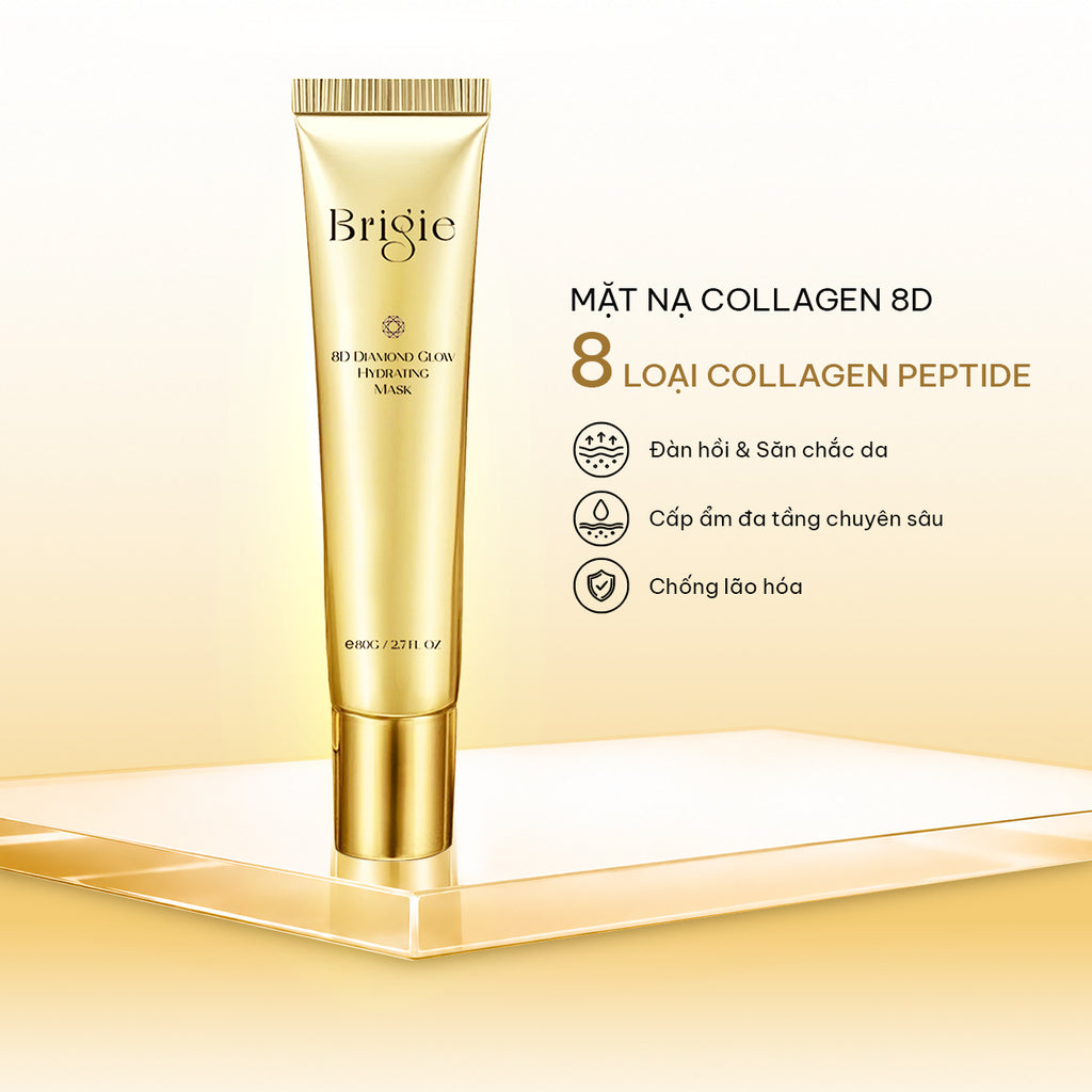 Mặt nạ cấp ẩm Collagen 8D Diamond Glow