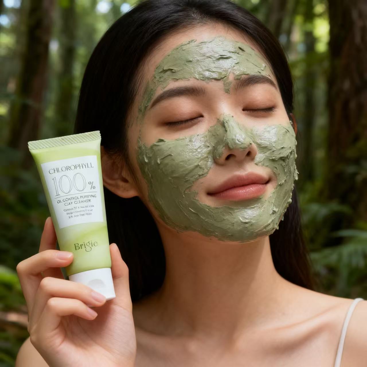 Cleanser Mud | Sữa rửa mặt đất sét kiểm soát dầu được chiết xuất 100% từ chất diệp lục